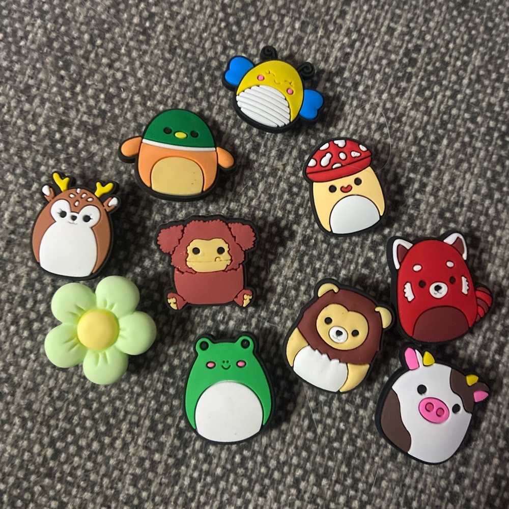 Forest Vibes squishmellow croc charms